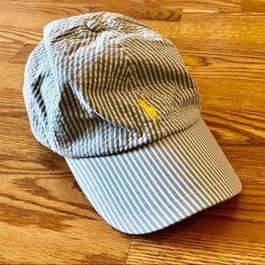 Polo Ralph Lauren Blue Stripe Baseball Cap OS